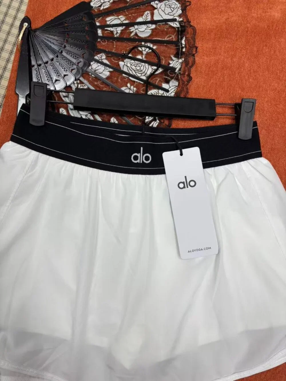 🖤ALO Yoga Match Point Tennis Skirt White Mini Skirt Sporty Style